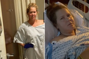 Amy Schumer in the hospital