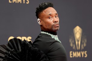 Billy Porter at the 2021 Emmys.