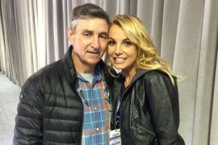 Britney Spears with dad Jamie
