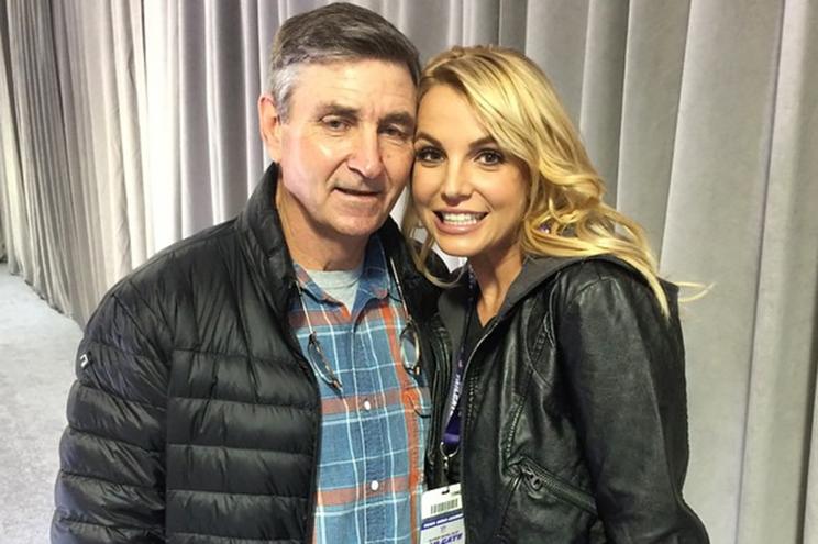 Britney Spears and her father, Jamie Spears.