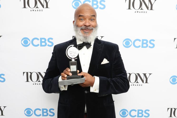 David Alan Grier with his Tony Award.