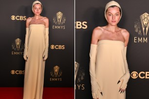 Emma Corrin at the 2021 Emmys