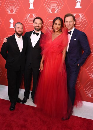 Jamie Lloyd, Charlie Cox, Zawe Ashton and Tom Hiddleston