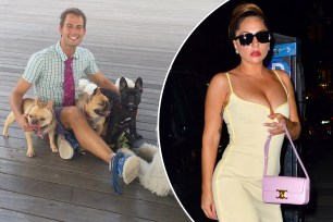 Lady Gaga and her former dog walker Ryan Fischer.