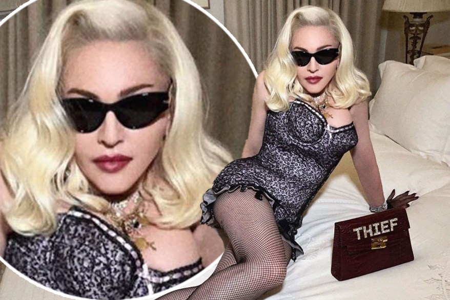 Madonna poses in lingerie and more star snaps