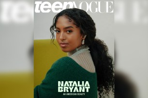 Natalia Bryant covers Teen Vogue's September 2021 issue
