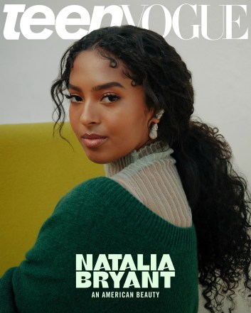 Natalia Bryant covers Teen Vogue's September 2021 issue