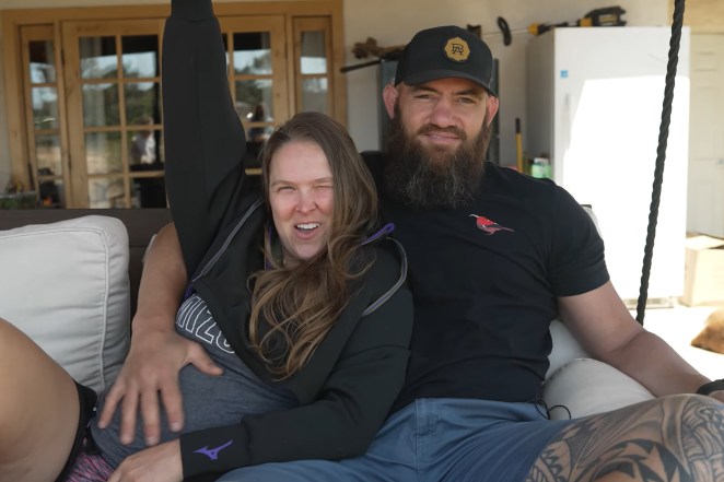 Ronda Rousey and Travis Browne