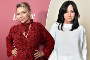 Photos of Alyssa Milano and Shannen Doherty