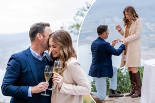 Chris Harrison proposes to Lauren Zima