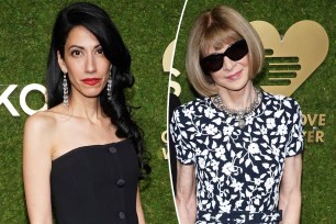 Huma Abedin and Anna Wintour