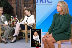 Deborah Norville, Katie Couric; Katie Couric joins Hoda Kotb and Jenna Bush Hager.