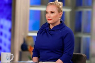 Meghan McCain on "The View" in 2018.