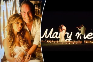 Teresa Giudice and Luis Ruelas during their proposal