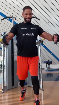 Will Smith working out