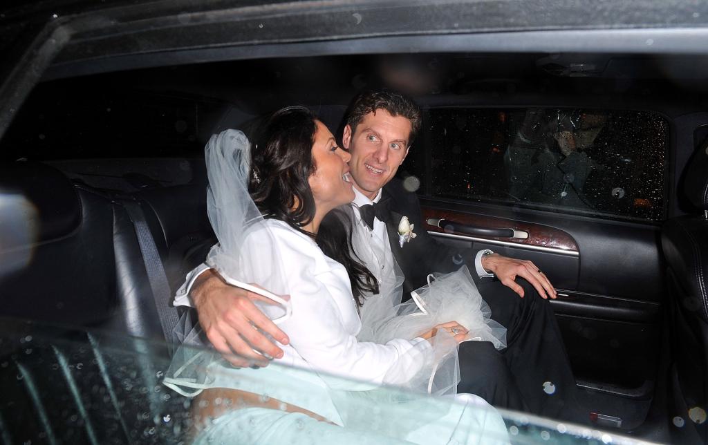 Bethenny Frankel and Jason Hoppy leave their wedding in March 2010
