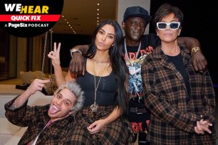 Pete Davidson, Kim Kardashian, Flava Flav and Kris Jenner