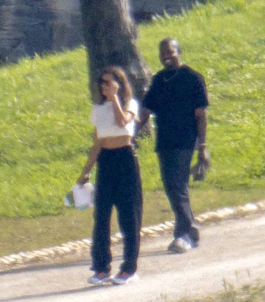 Irina Shayk and Kanye West.