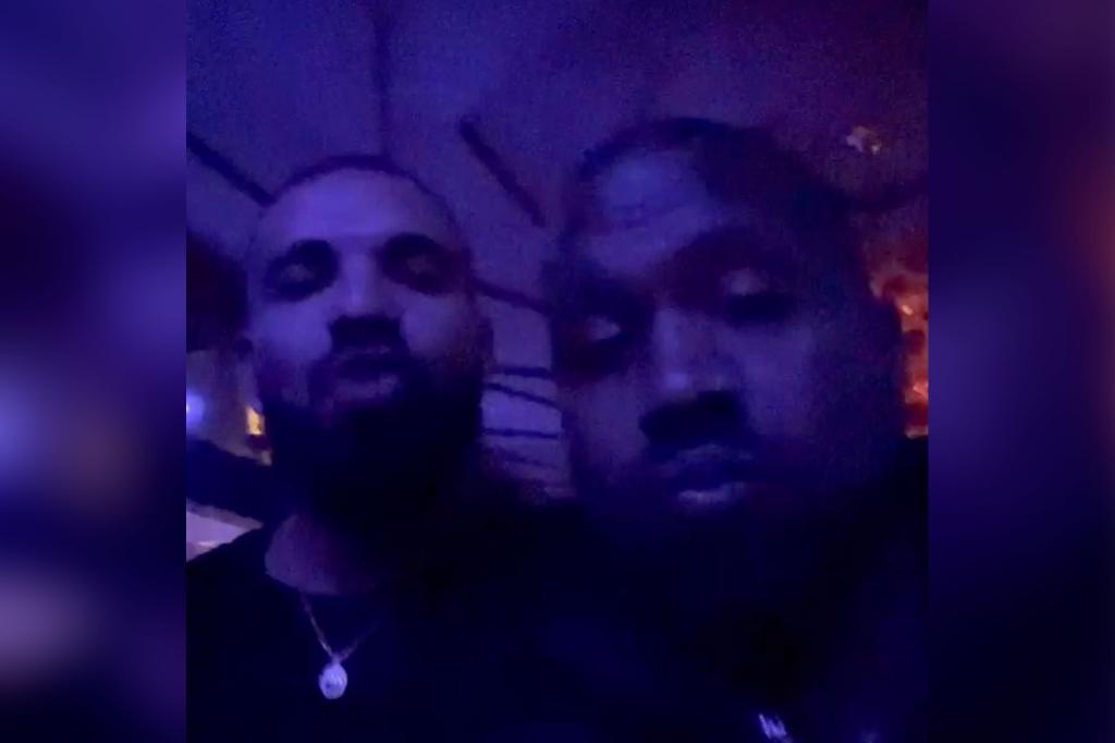 Rappers Drake and Kanye West reunited at a Dave Chapelle show in Toronto.