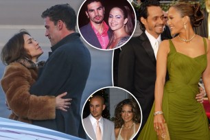 Jennifer Lopez and her exes.