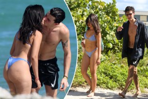 Camila Cabello and Shawn Mendes make-out on Miami Beach.