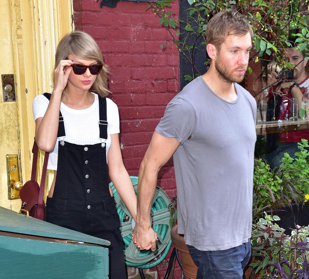 Calvin Harris and Taylor Swift in NYC. 