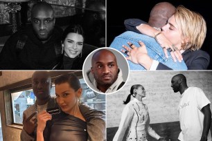 Photos of Virgil Abloh with Kendall Jenner, Cara Delevingne, Bella Hadid and Kaia Gerber