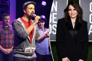 Tina Fey was a special guest at Lin-Manuel Miranda's "Freestyle Love Supreme."