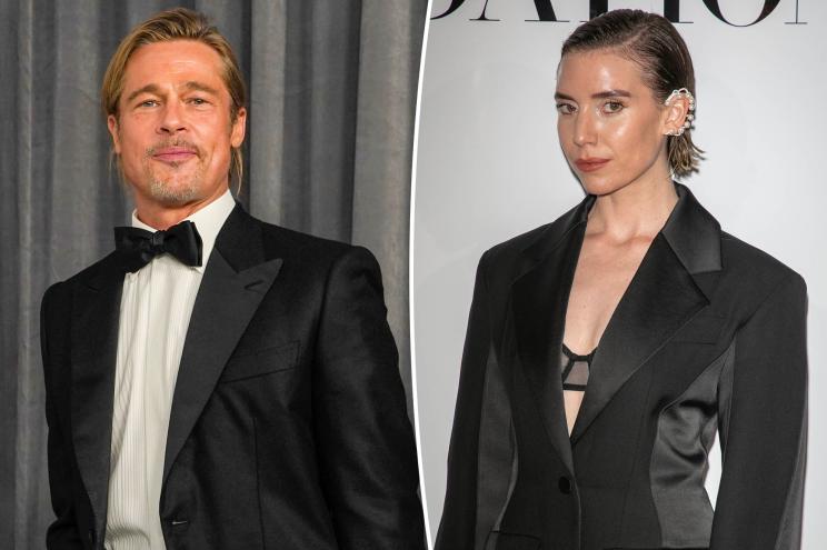 A split of Brad Pitt and Lykke Li.