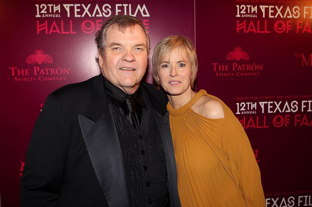 Meat Loaf and wife Deborah Gillespie.