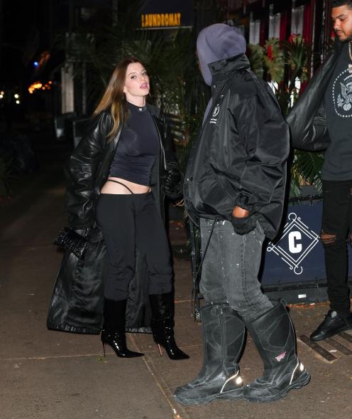 Kanye West and Julia Fox on a date