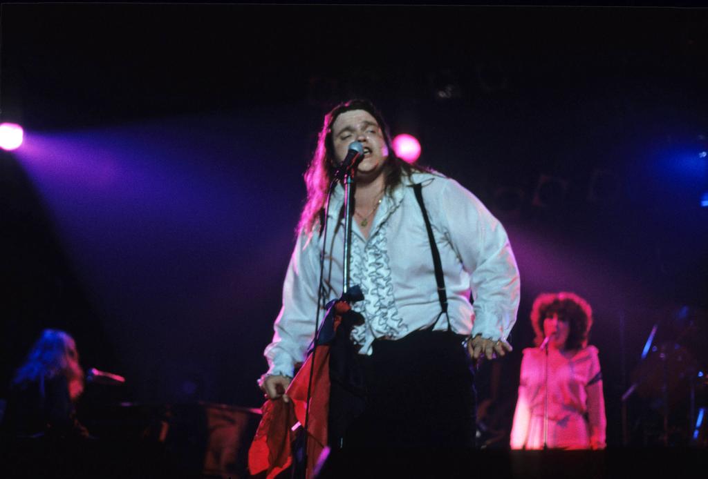 Meat Loaf performing onstage in 1978.