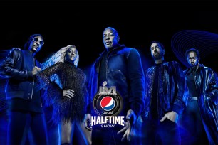 Snoop Dogg is performing with Dr. Dre, Eminem, Mary J. Blige and Kendrick Lamar at the PEPSI Super Bowl LVI Halftime Show.