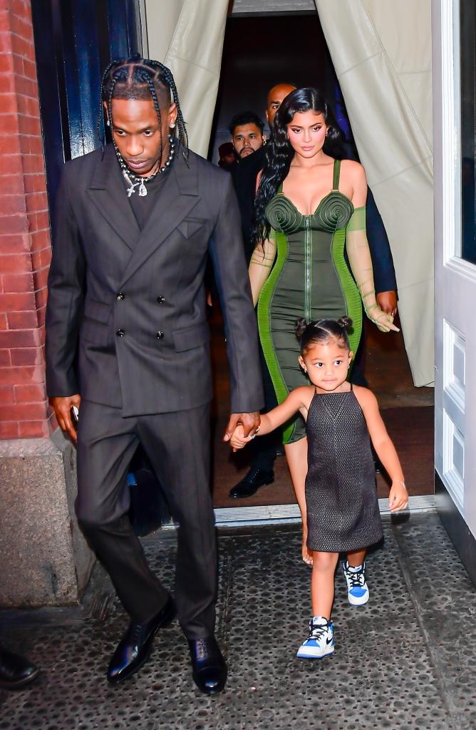 kylie jenner, travis scott and stormi webster