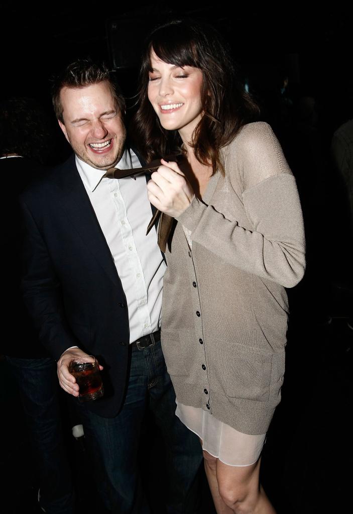 Chris Huvane and Liv Tyler in 2009.