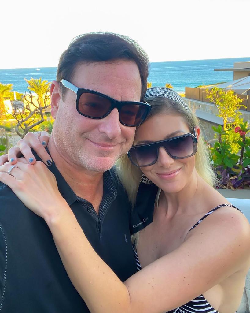 Kelly Rizzo and Bob Saget in a selfie.