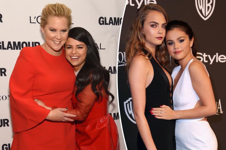 Amy Schumer, Selena Gomez, Cara Delevingne