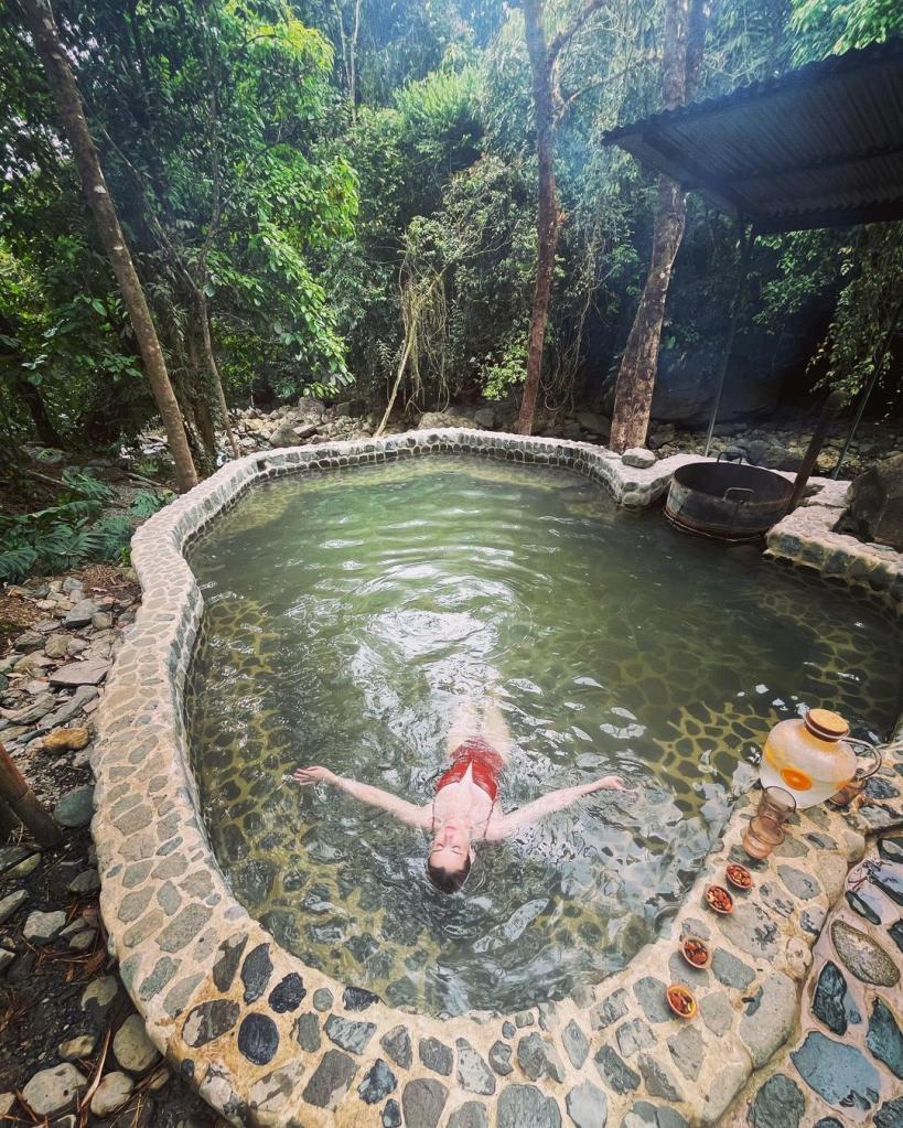 Emma Roberts swimming