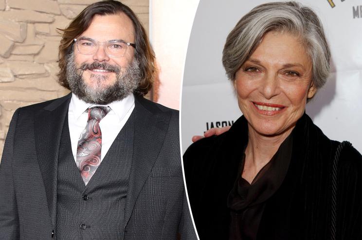 A split of Jack Black with Anne Bancroft.