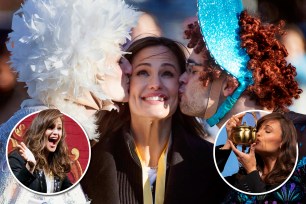 Jennifer Garner was honored as Hasty Pudding Theatrical’s Woman of the Year on Saturday.