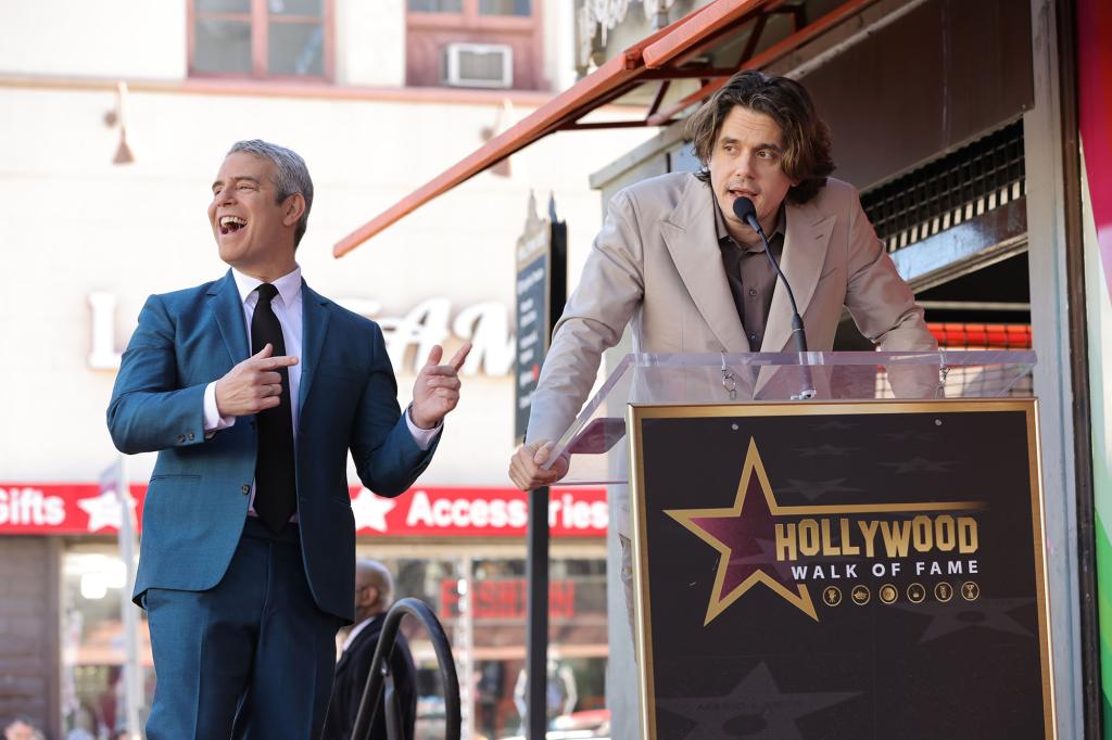 Andy Cohen and John Mayer