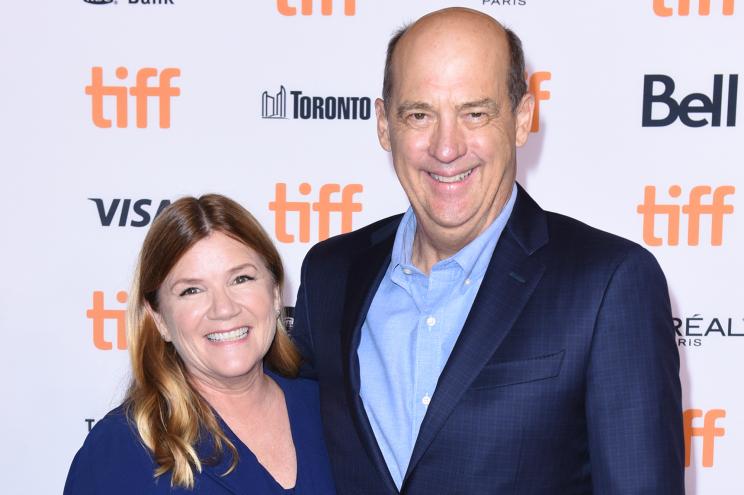 Mare Winningham and Anthony Edwards on a red carpet in September 2021.