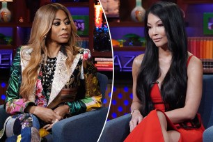 A split photo of Mary Cosby sitting on "Watch What Happens Live" and Jennie Nguyen sitting on "Watch What Happens Live"