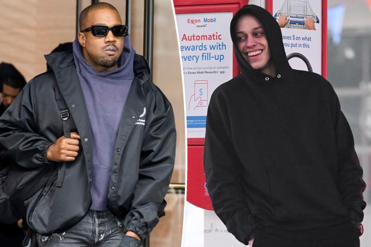 Kanye West, Pete Davidson.