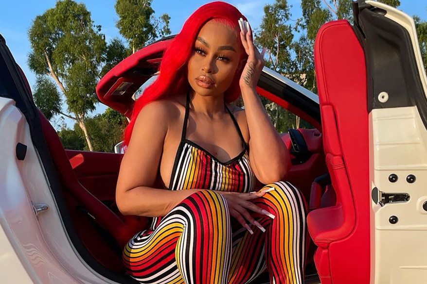 Blac Chyna's fire-red hair matches her car and more star snaps