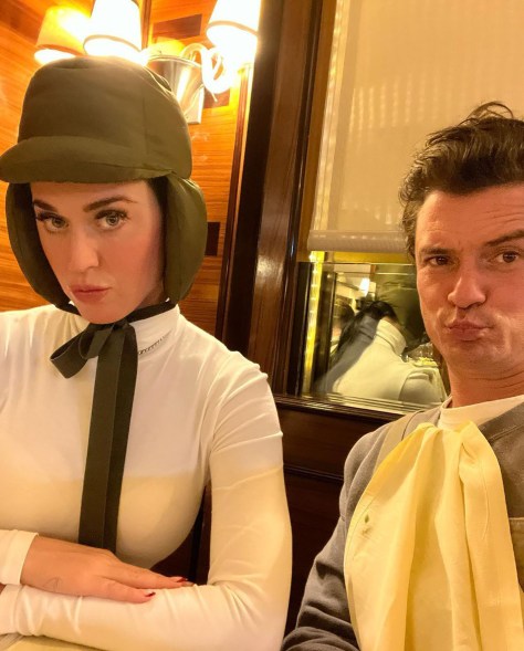 Katy Perry and Orlando Bloom selfie