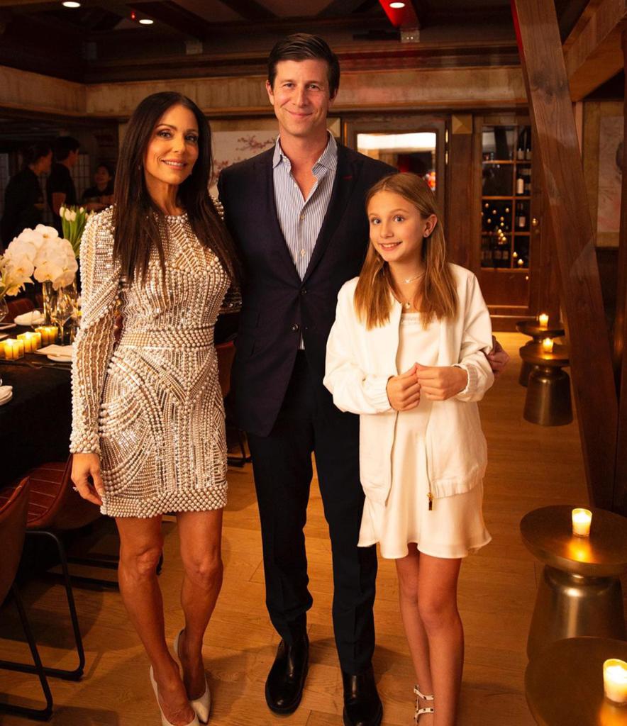 Bethenny Frankel, Paul Bernon, and Bryn Hoppy posing together at an event