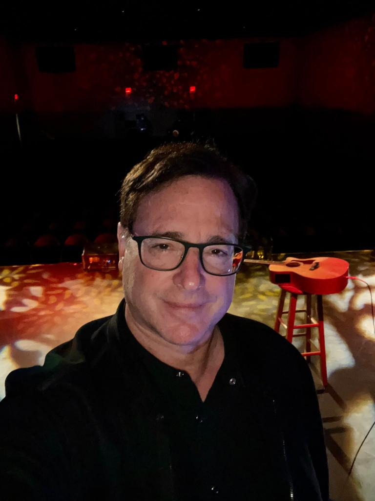 A selfie of Bob Saget at his performance on the night of his death.