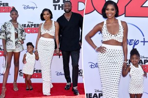 Gabrielle Union, Dwyane Wade and family