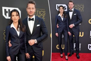 Justin Hartley and his wife Sofia Pernas